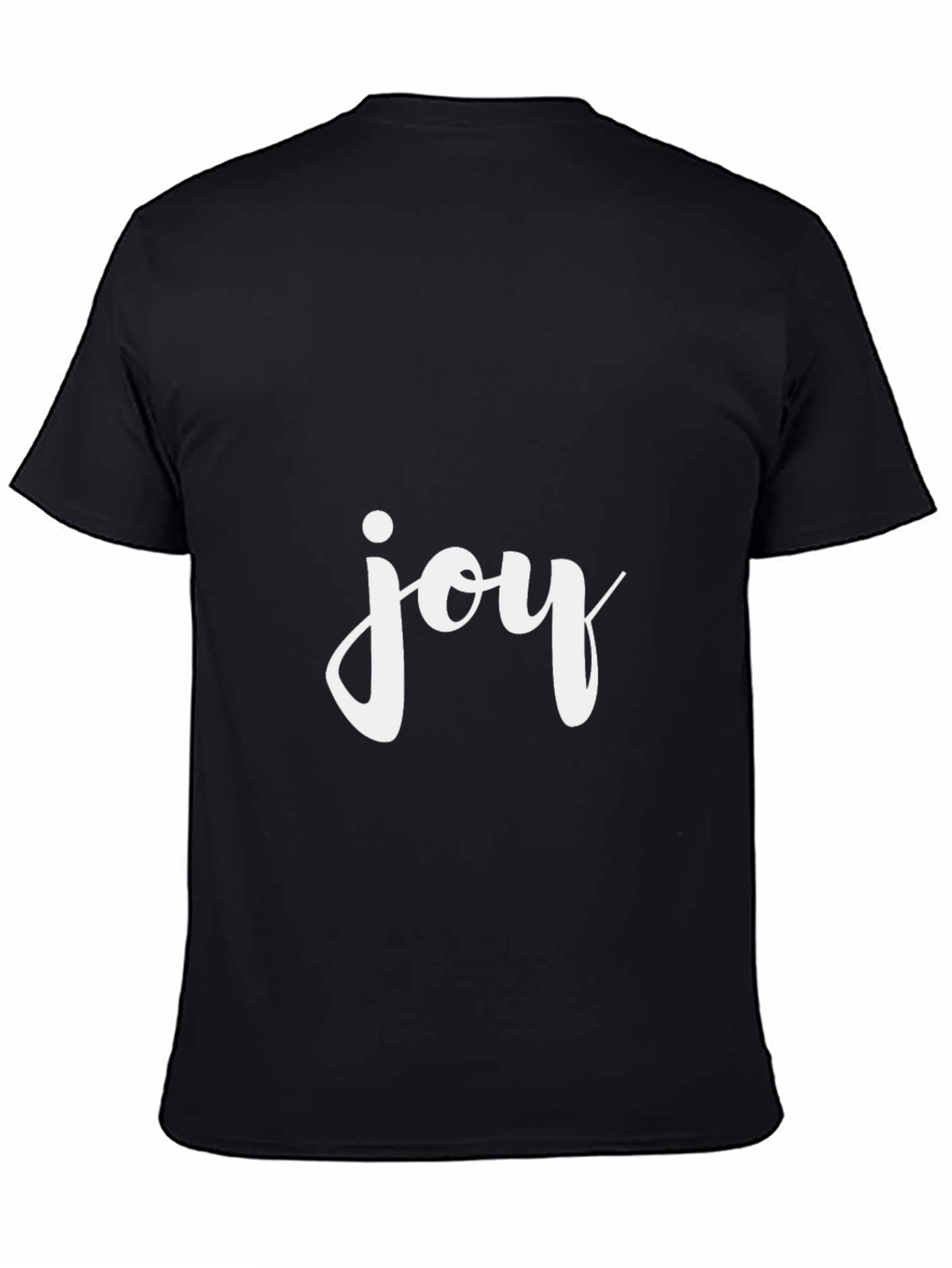 Joyful Black Graphic Tee