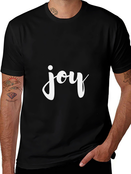 Joyful Black Graphic Tee