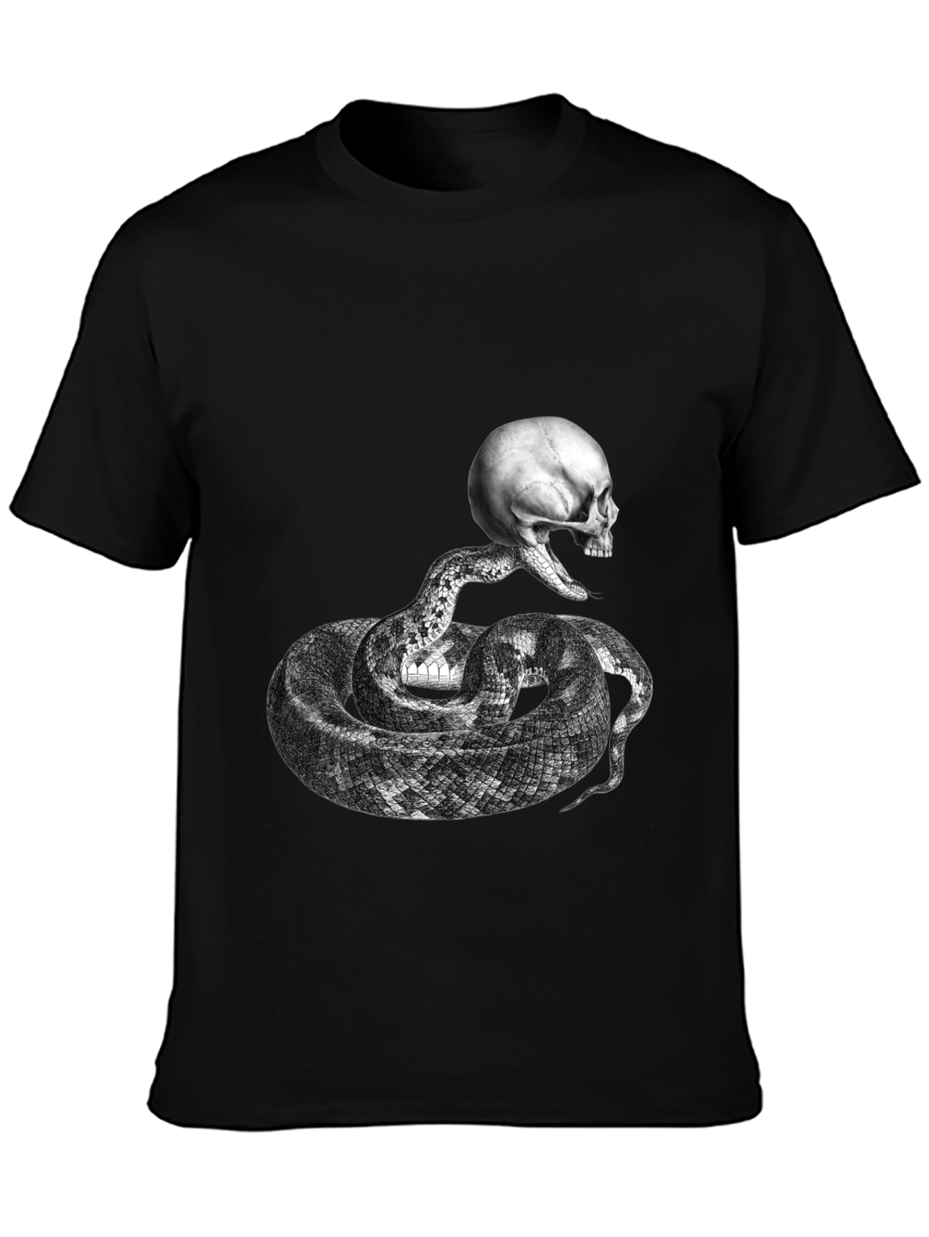 Skull and Snake Graphic Tee