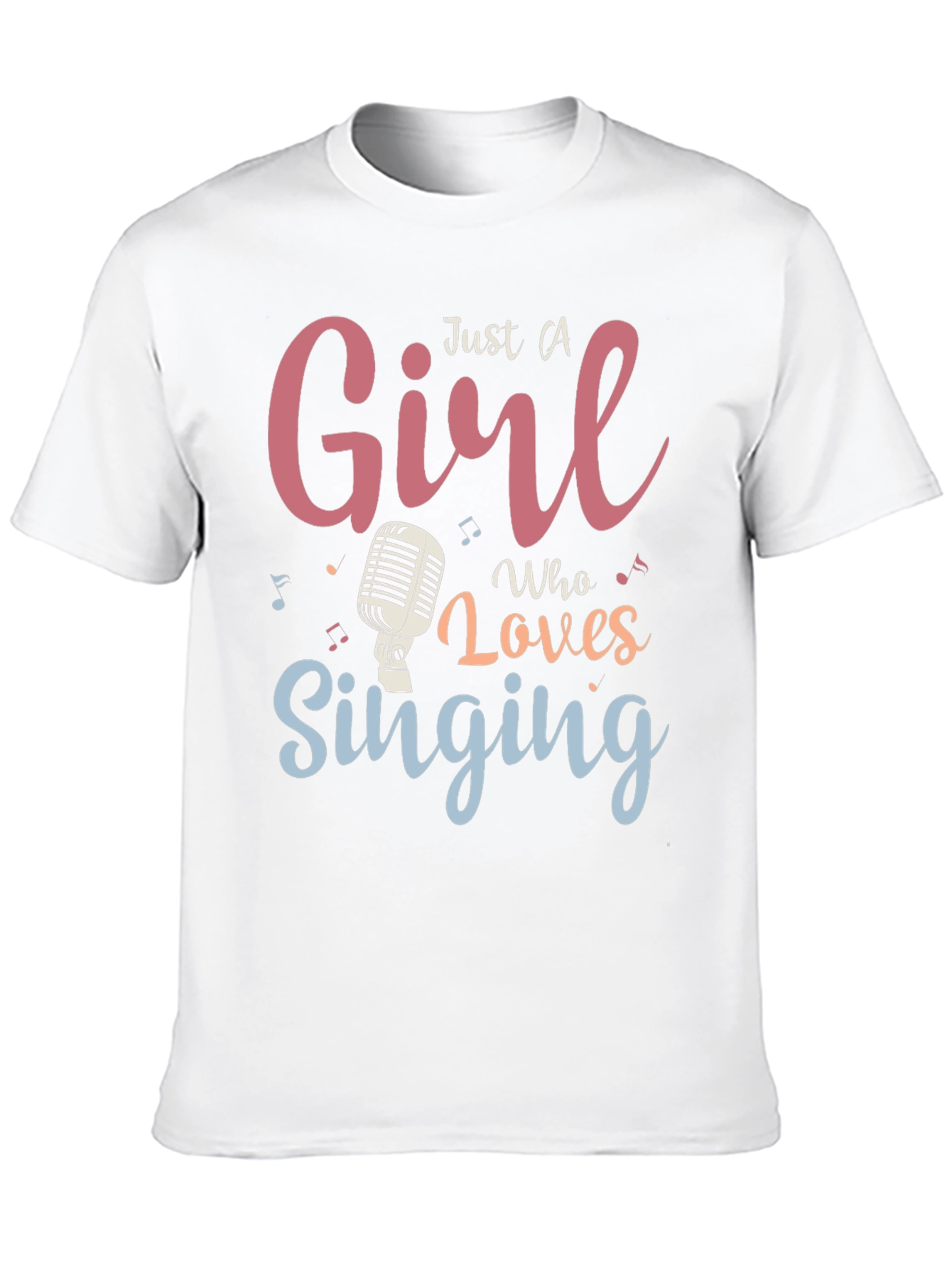 Girl Who Loves Singing T-Shirt