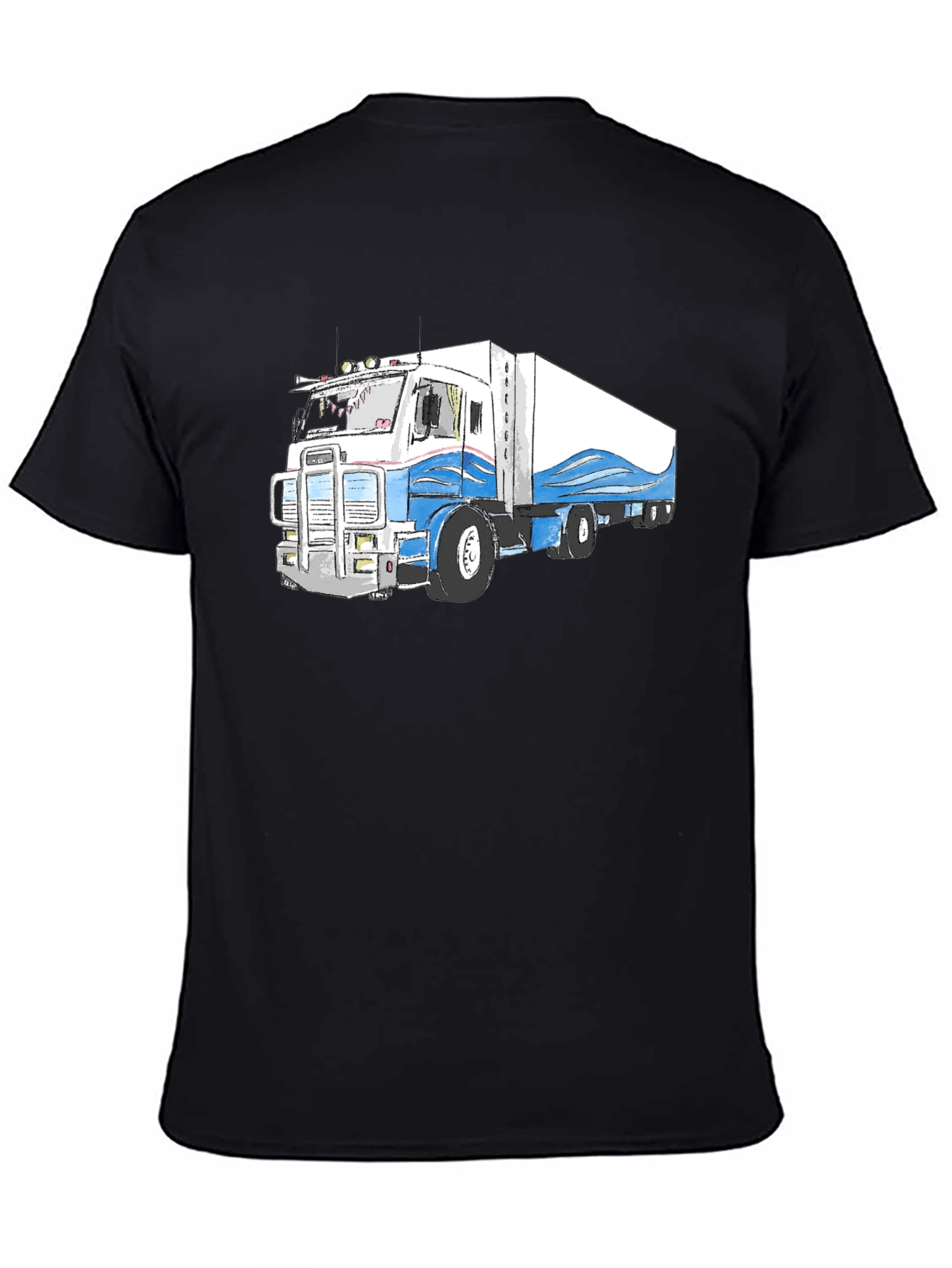Truck Graphic Tee - Cool Semi Truck Design