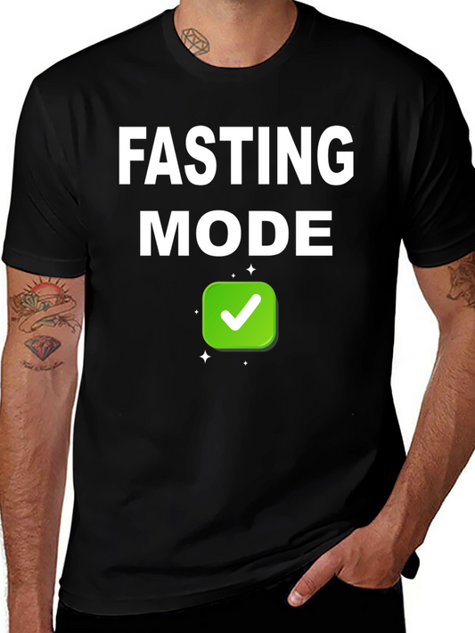 Fasting Mode Black T-Shirt