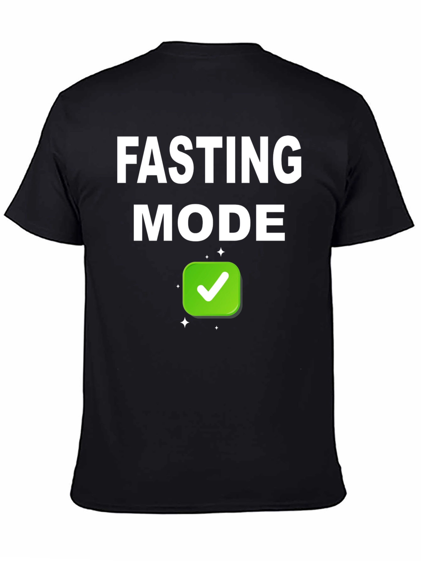 Fasting Mode Black T-Shirt