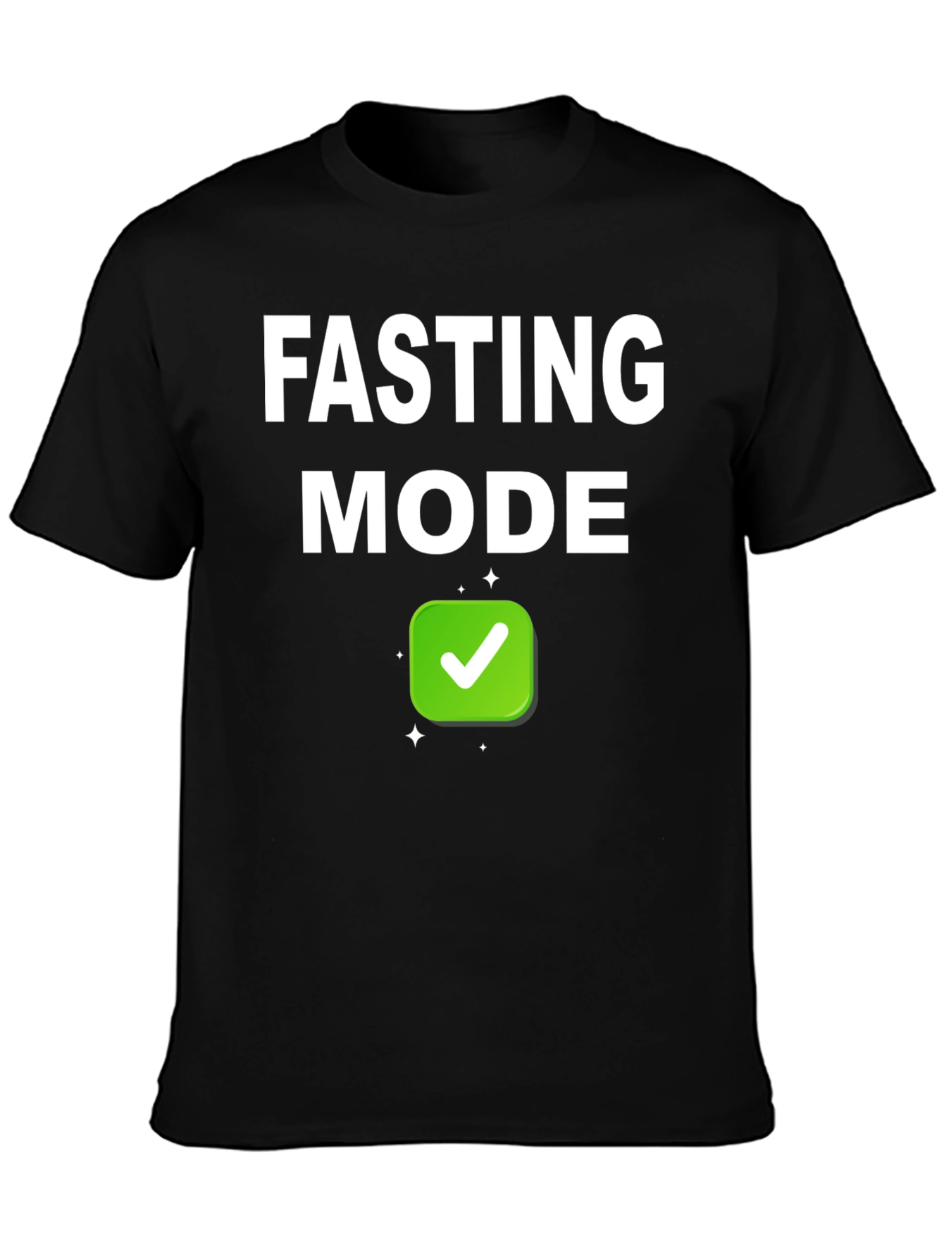Fasting Mode Black T-Shirt
