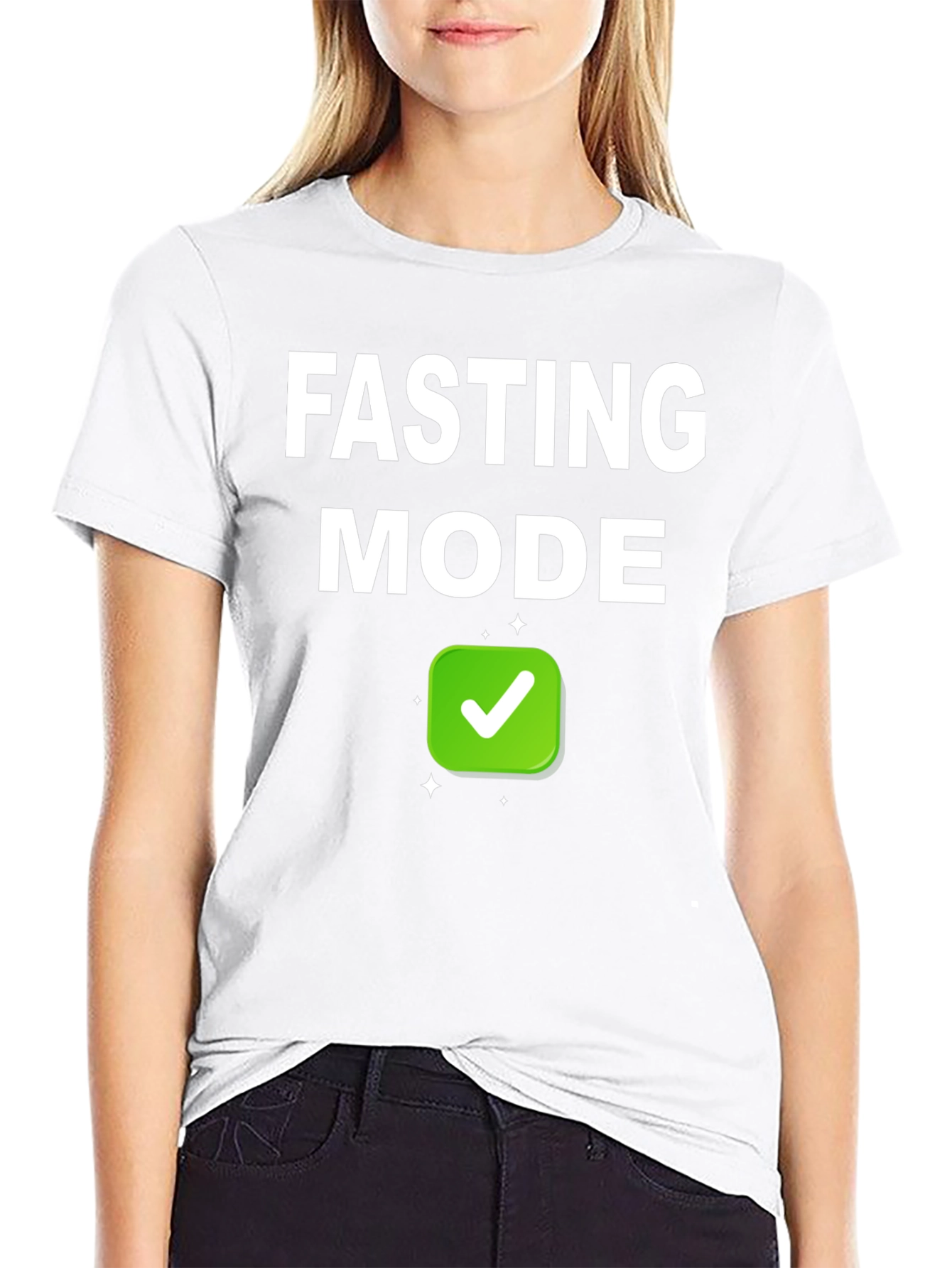 Fasting Mode Black T-Shirt