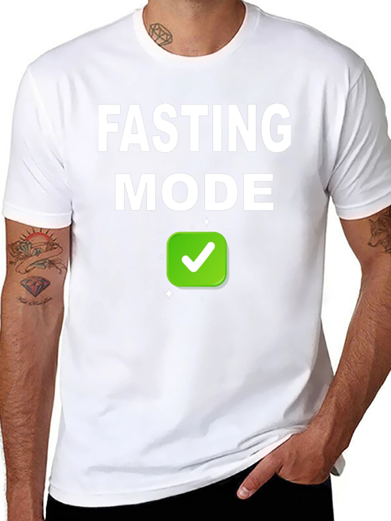Fasting Mode Black T-Shirt