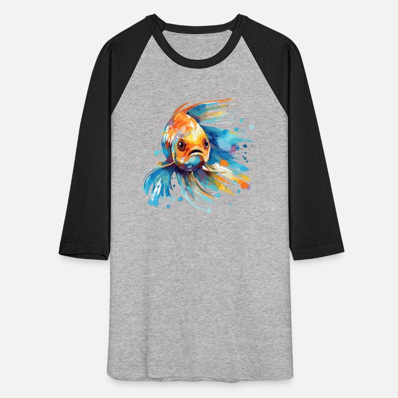 Graceful Fins - Watercolor Style Goldfish Art