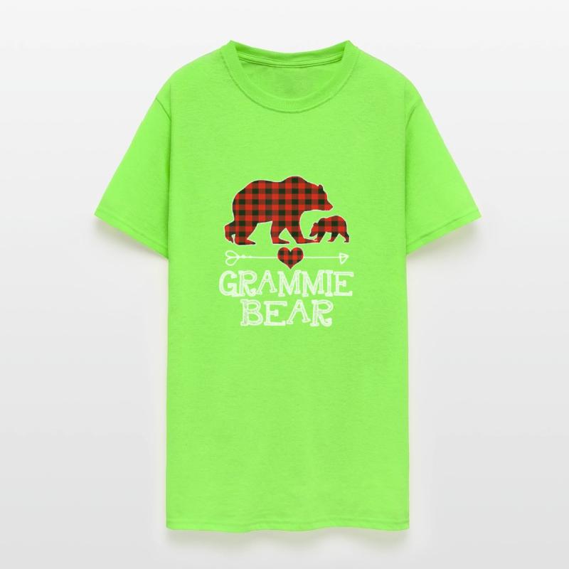 Grammie BearRed Buffalo Plaid Grandma Bear
