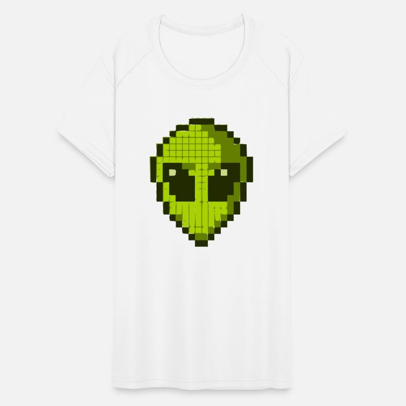 Green Alien Face