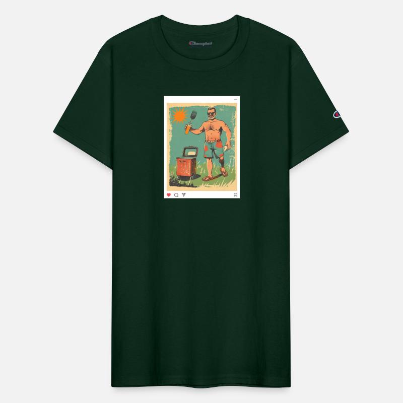 Grill Master Dad Shirt Funny Backyard Weekend Tee