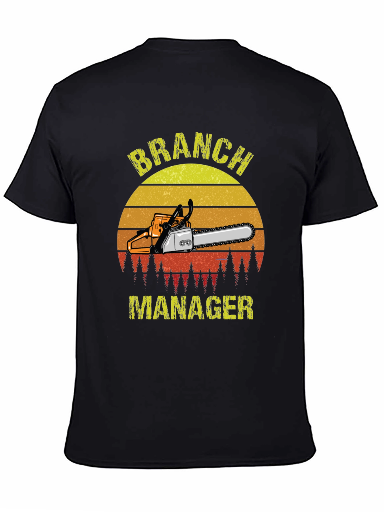 Branch Manager Chainsaw Graphic T-Shirt