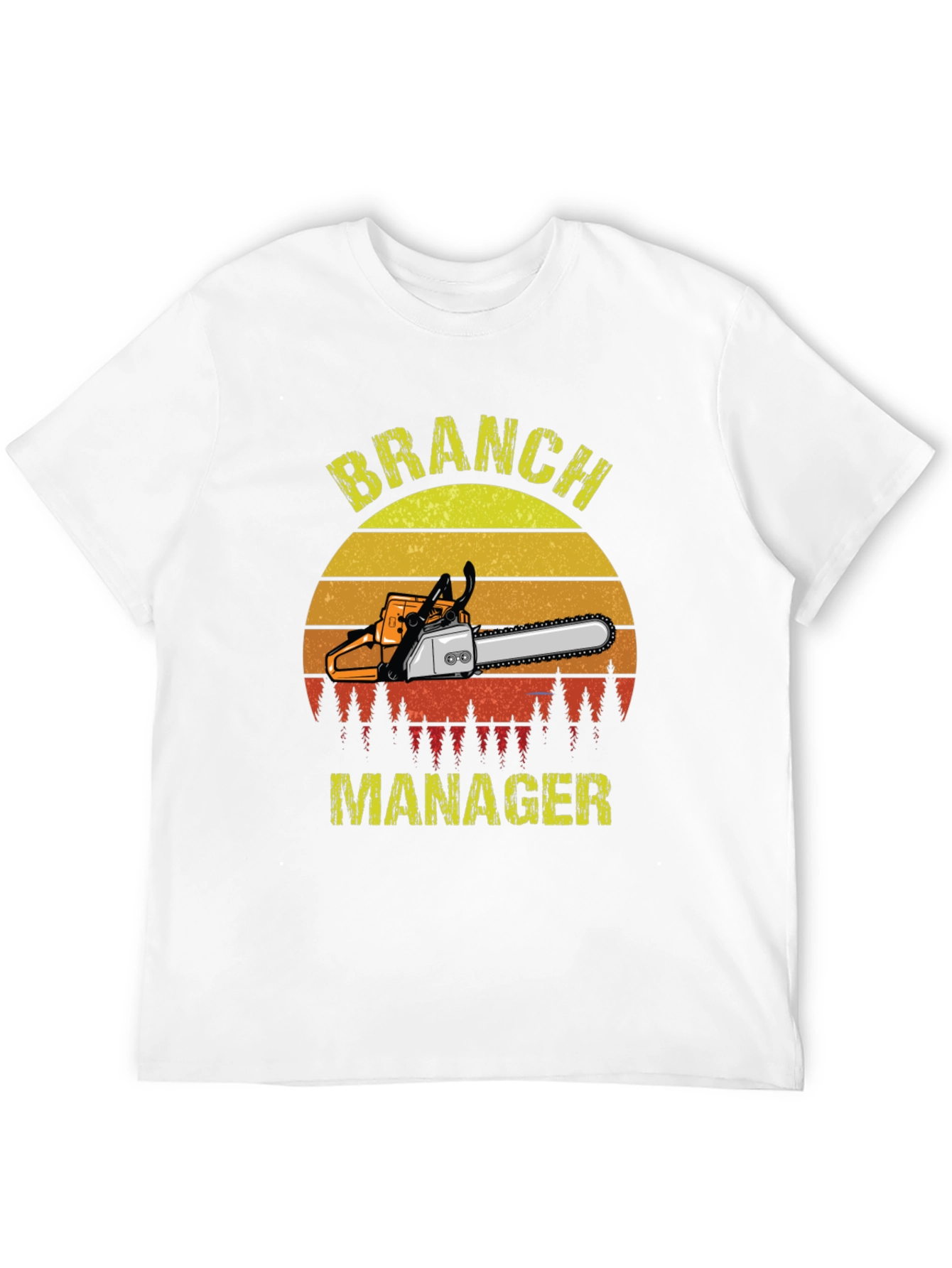 Branch Manager Chainsaw Graphic T-Shirt