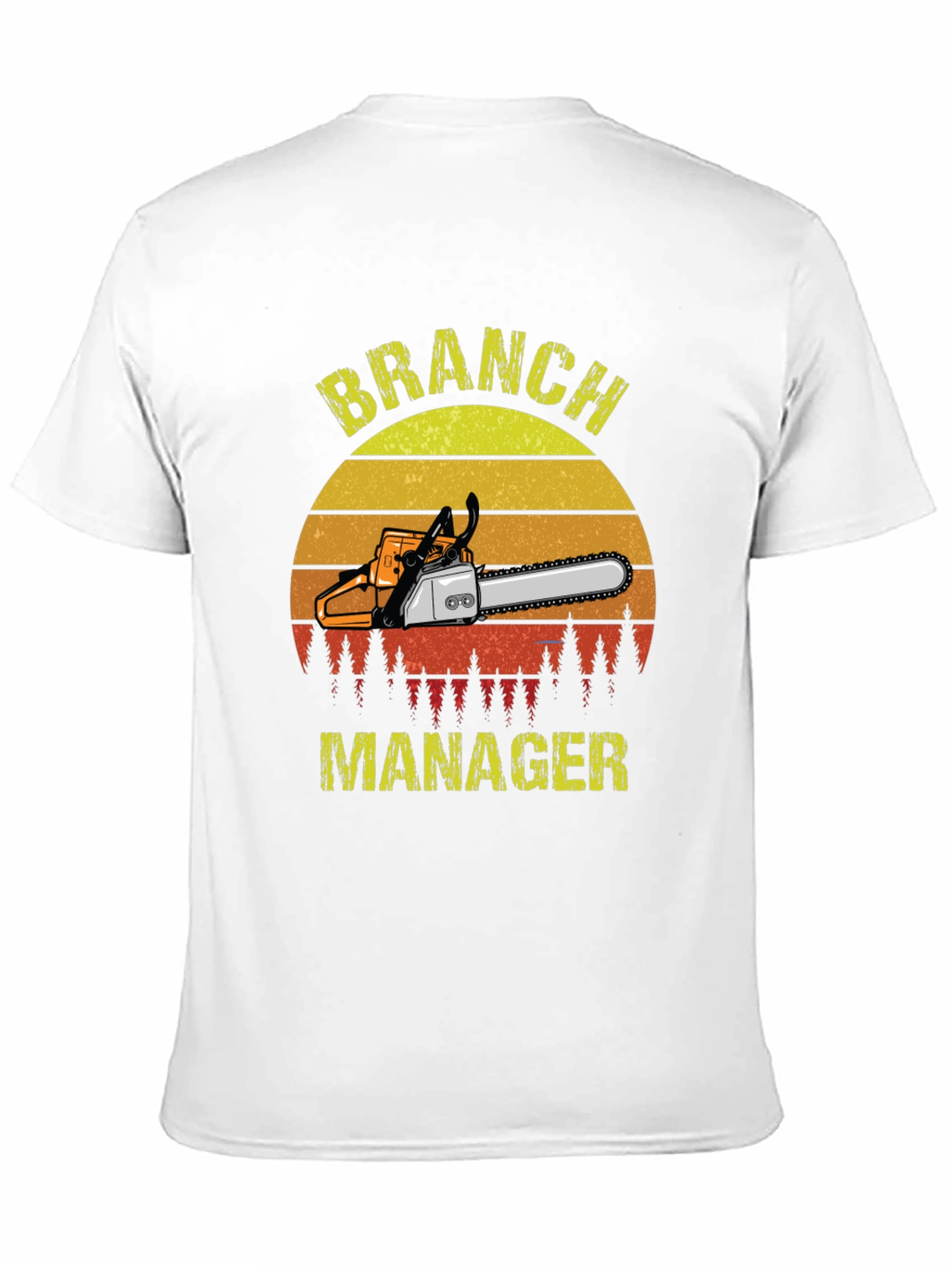 Branch Manager Chainsaw Graphic T-Shirt
