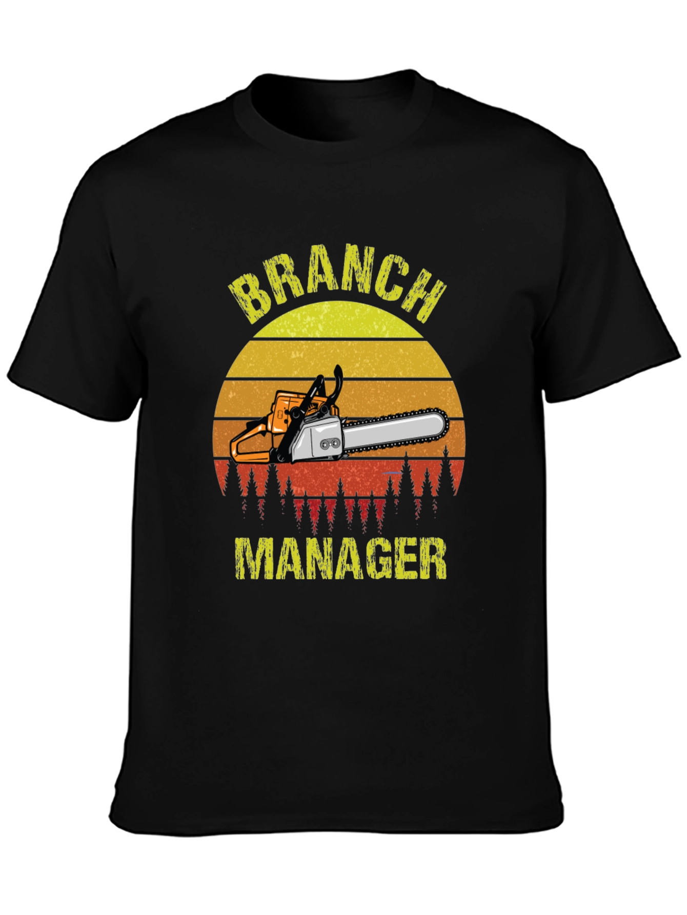Branch Manager Chainsaw Graphic T-Shirt