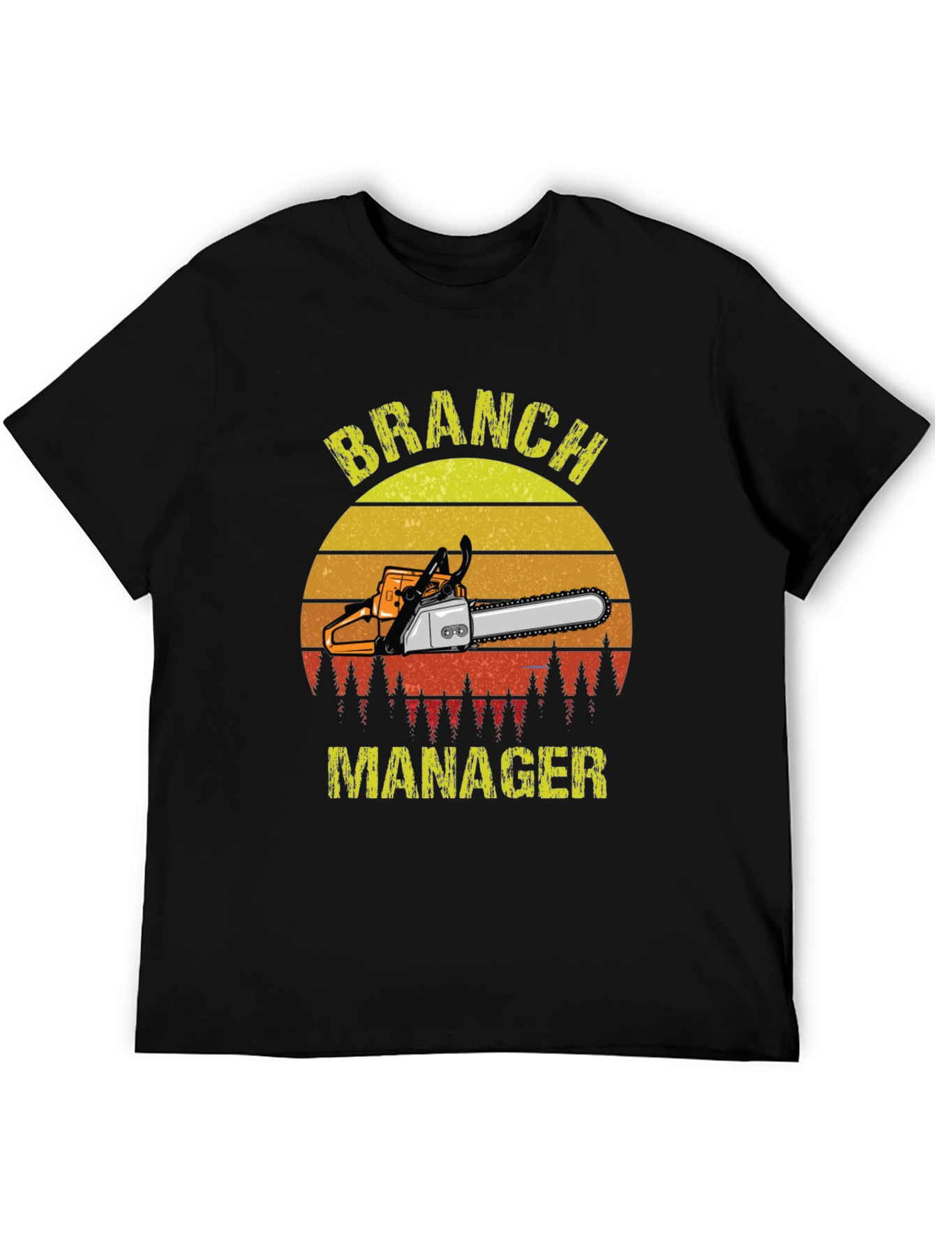 Branch Manager Chainsaw Graphic T-Shirt