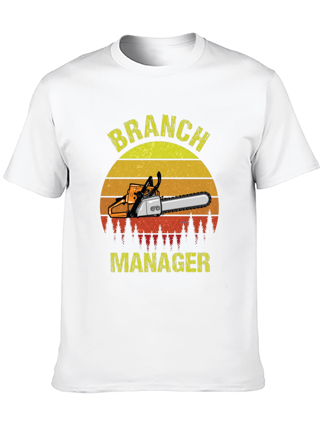 Branch Manager Chainsaw Graphic T-Shirt