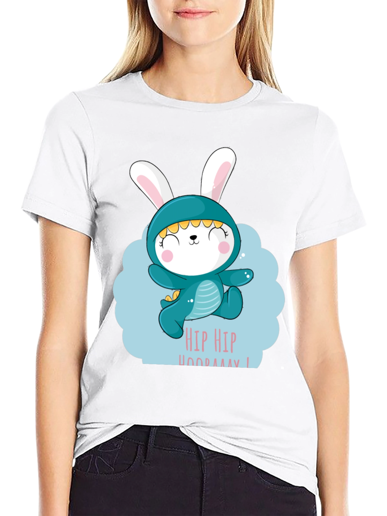 Cute Bunny-Dino Tee