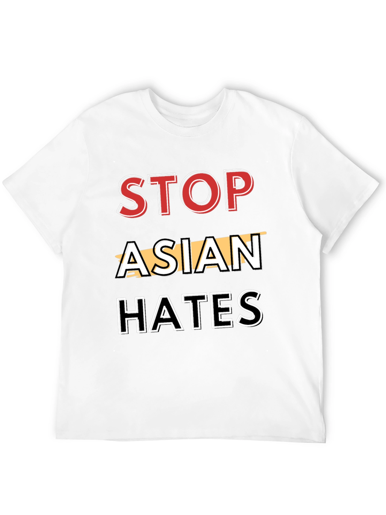Stop Asian Hate T-Shirt Black