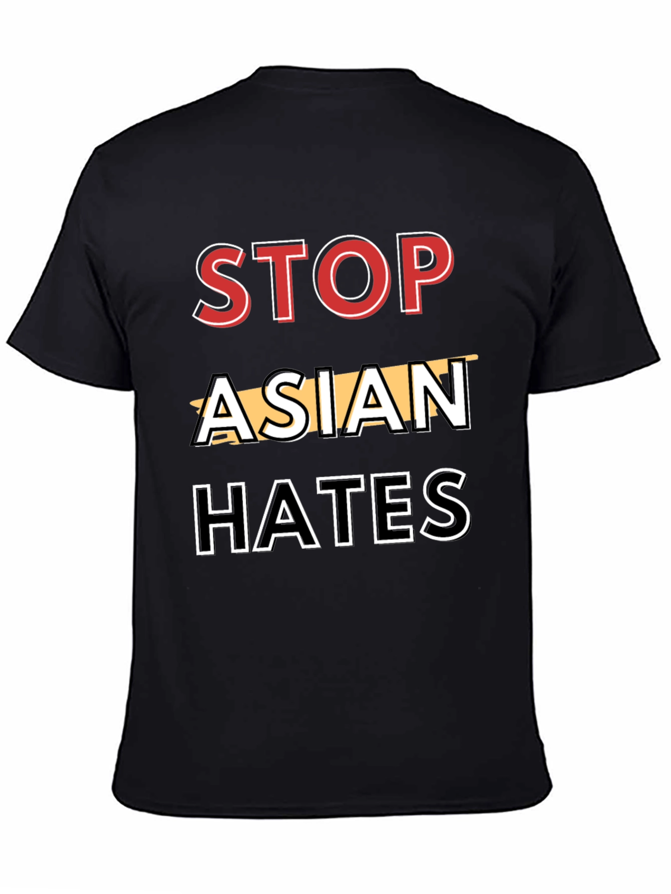 Stop Asian Hate T-Shirt Black