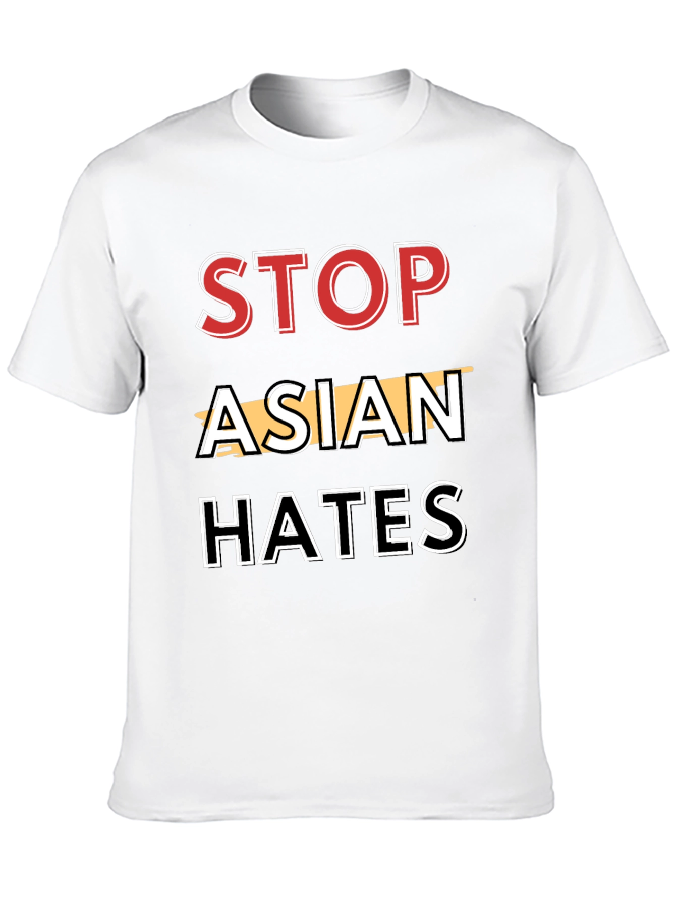 Stop Asian Hate T-Shirt Black