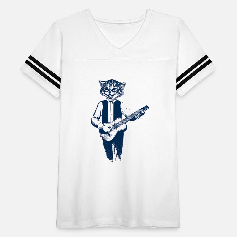 Guitar Playing Cat Musician