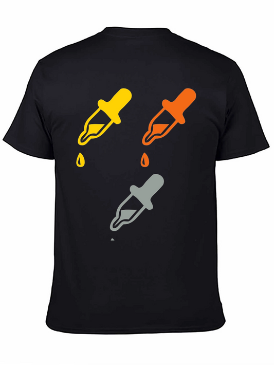 Colorful Pipette Graphic T-Shirt - Science Design