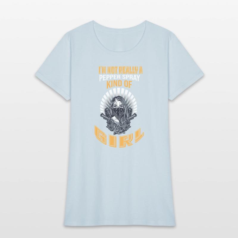 Gun Owner Girl tee Pepper Spray 2nd Amendment