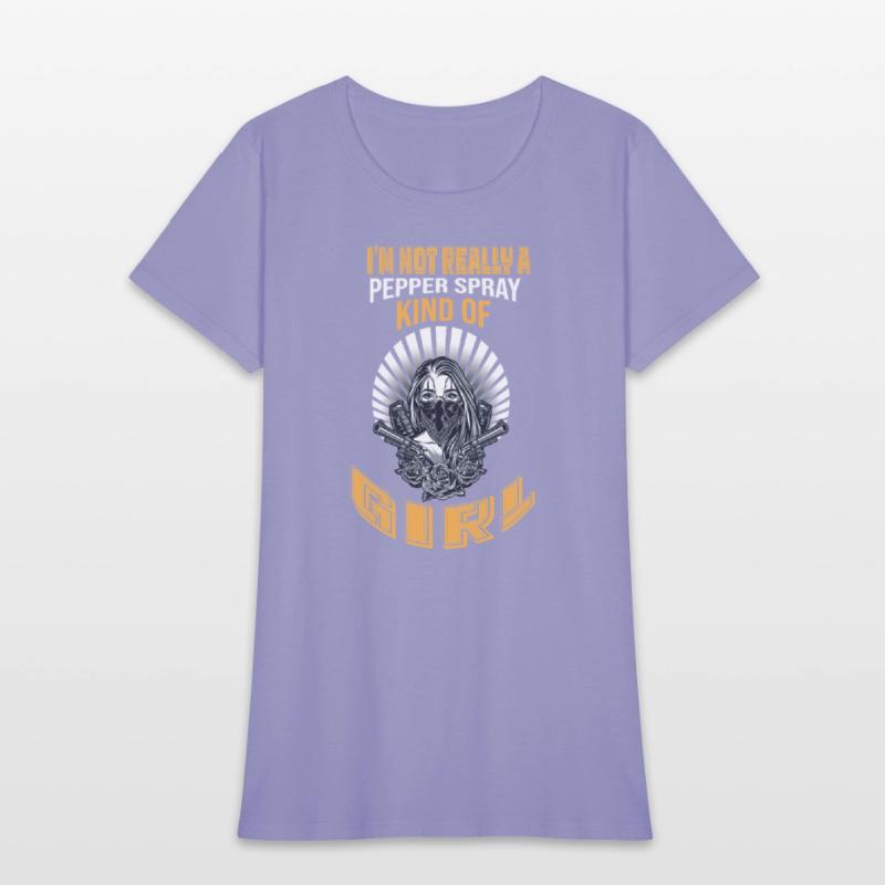Gun Owner Girl tee Pepper Spray 2nd Amendment