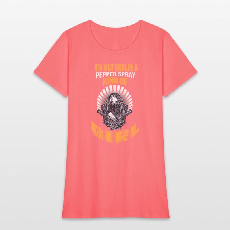 Gun Owner Girl tee Pepper Spray 2nd Amendment
