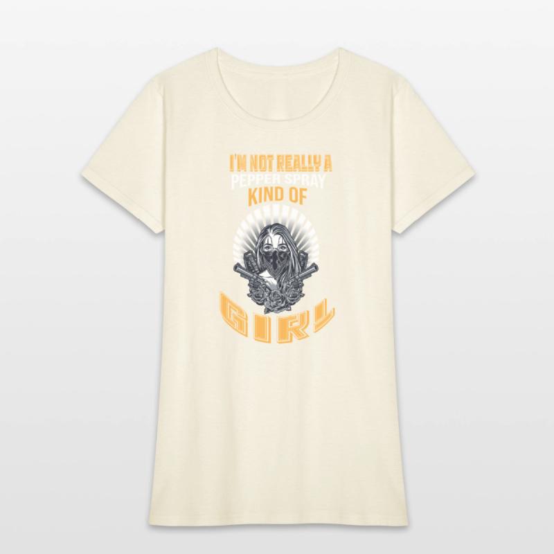 Gun Owner Girl tee Pepper Spray 2nd Amendment