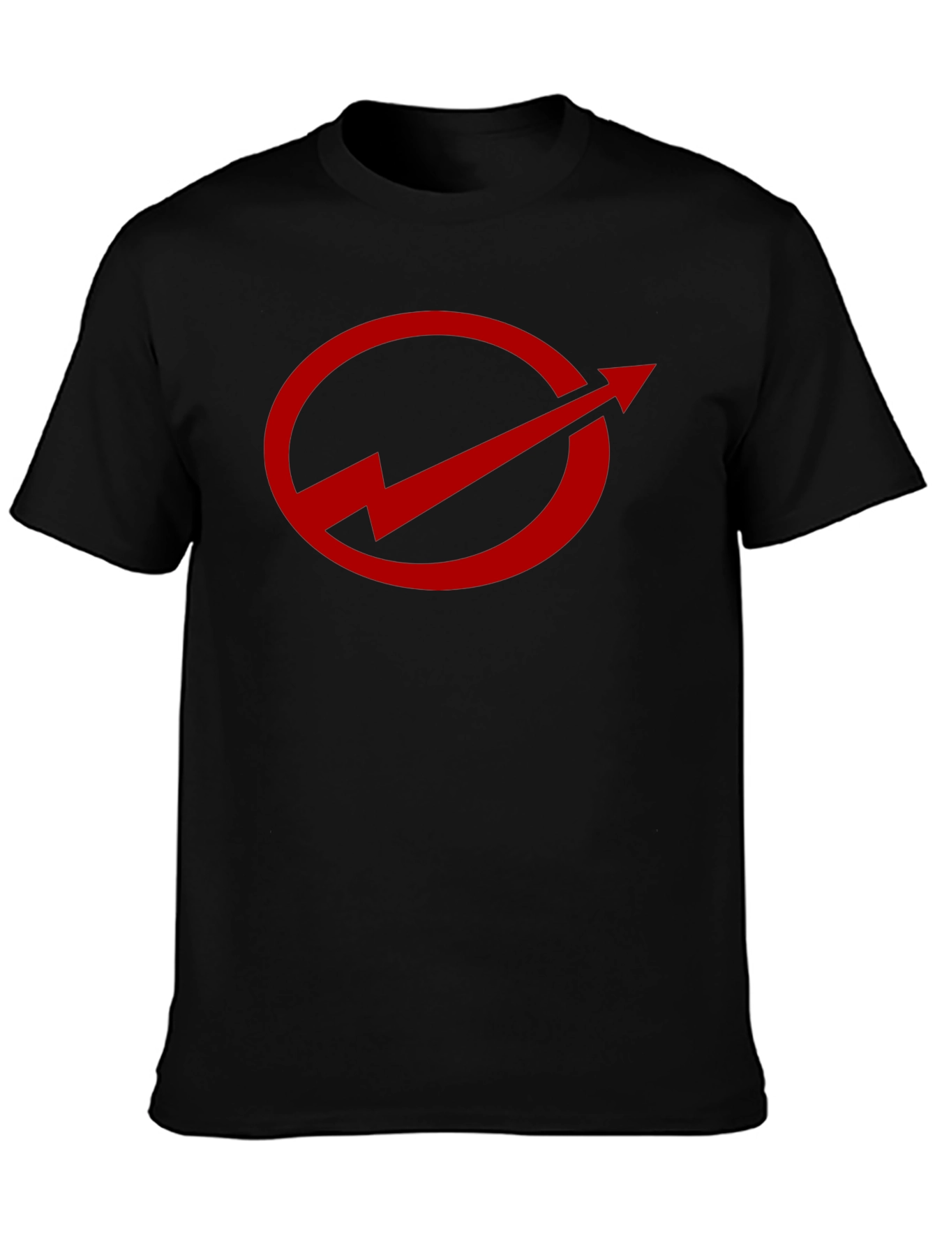 Red Arrow Graphic Black T-Shirt