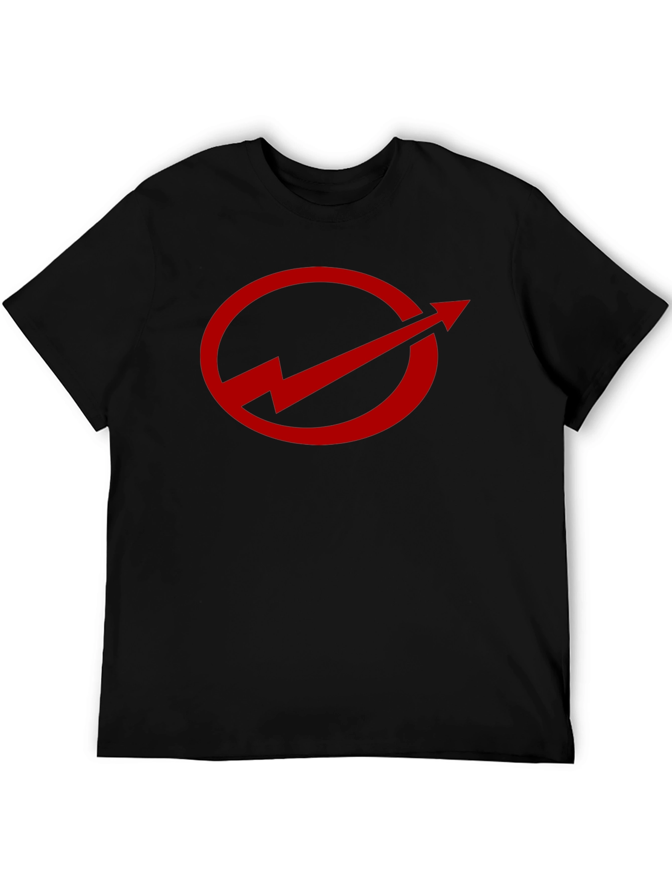 Red Arrow Graphic Black T-Shirt