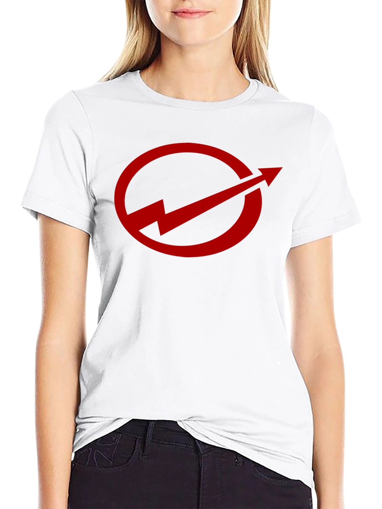 Red Arrow Graphic Black T-Shirt