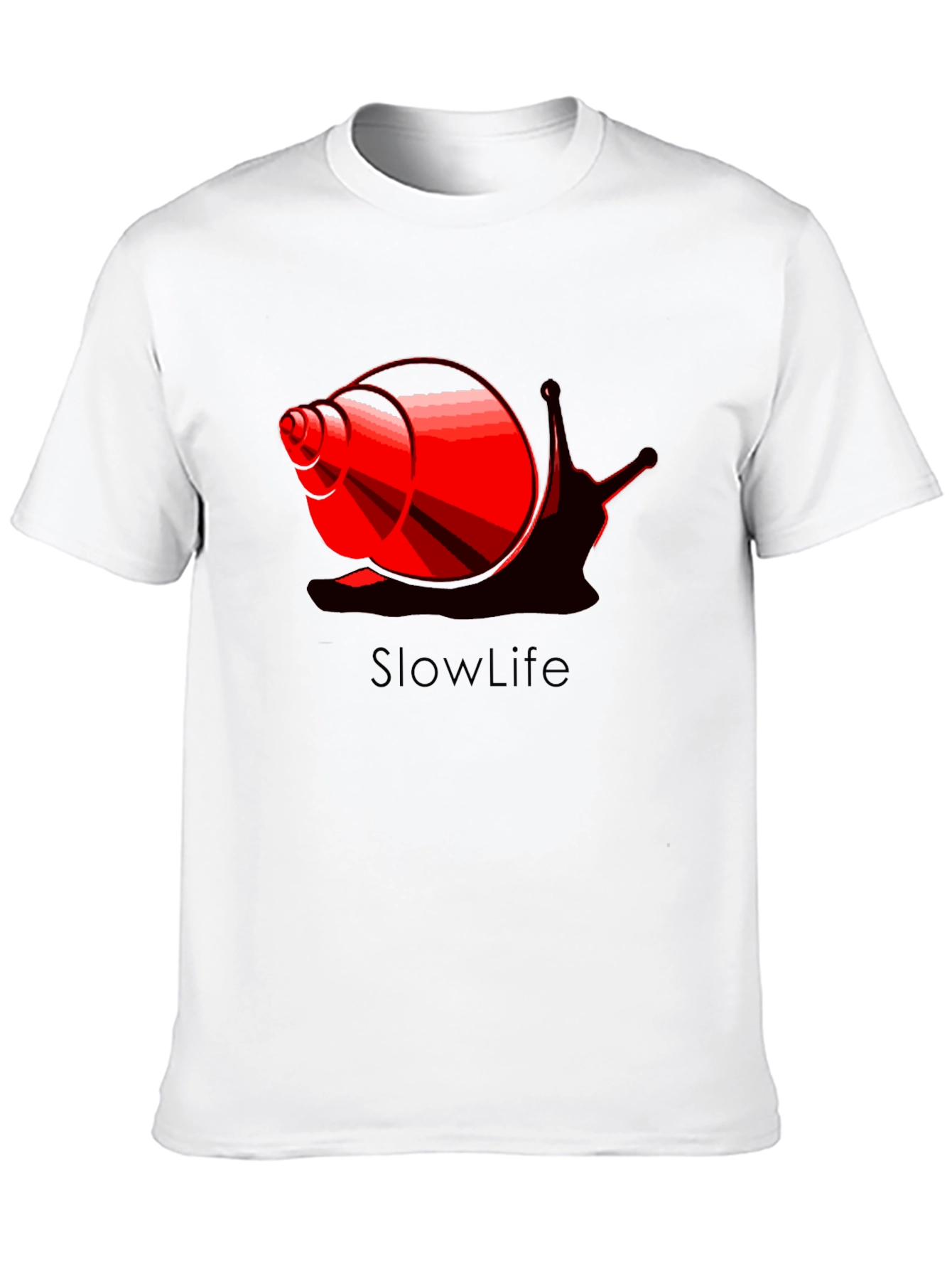 Slowlife Snail Graphic Black T-Shirt