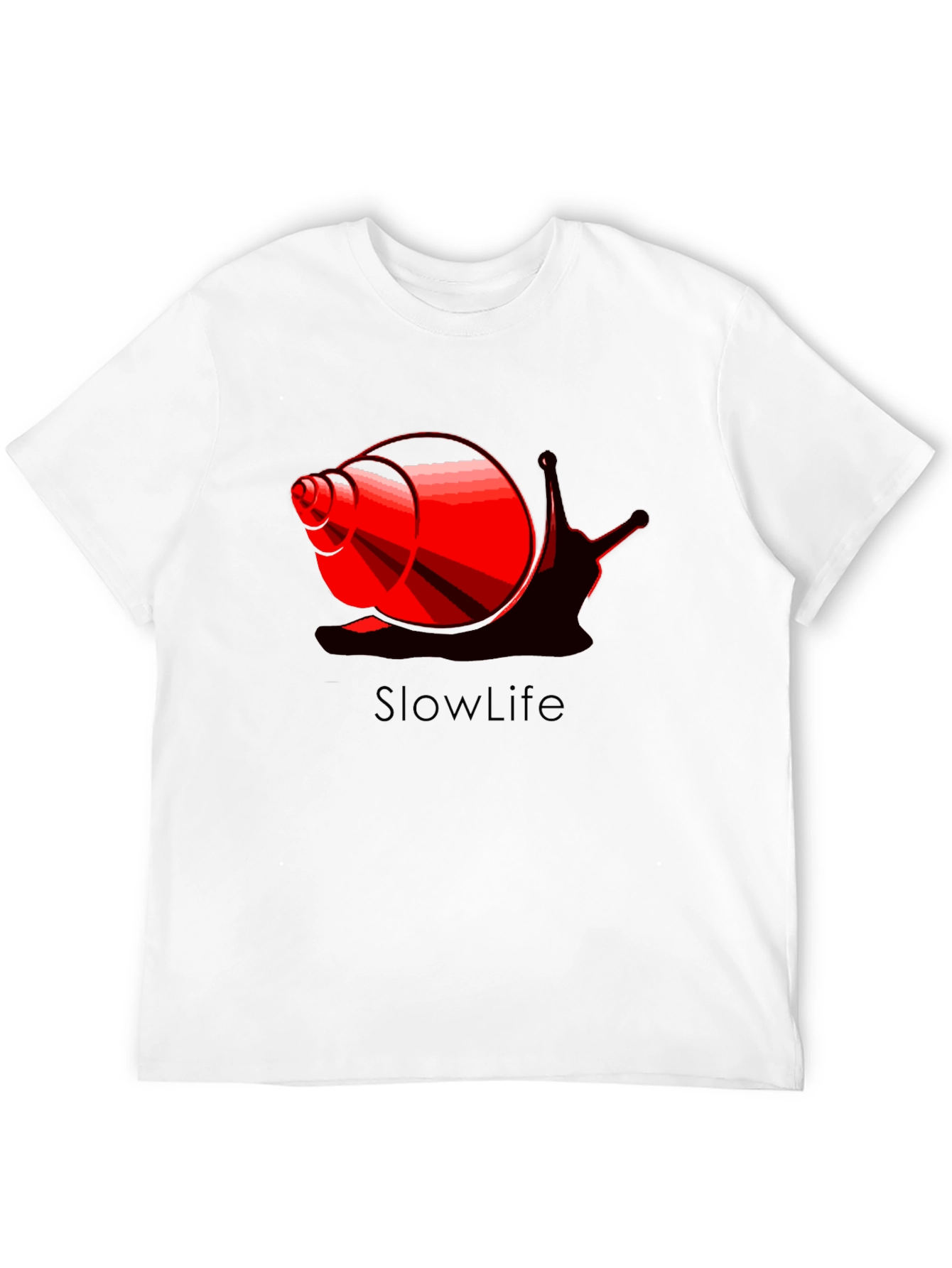 Slowlife Snail Graphic Black T-Shirt