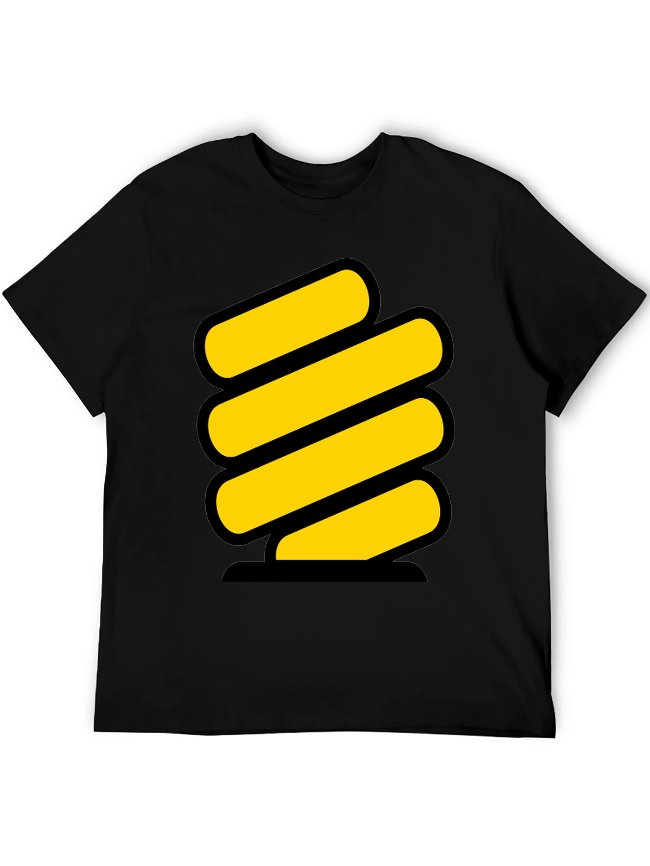 Funky Yellow Spring Graphic Tee