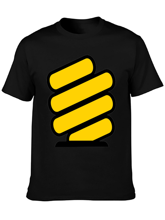 Funky Yellow Spring Graphic Tee