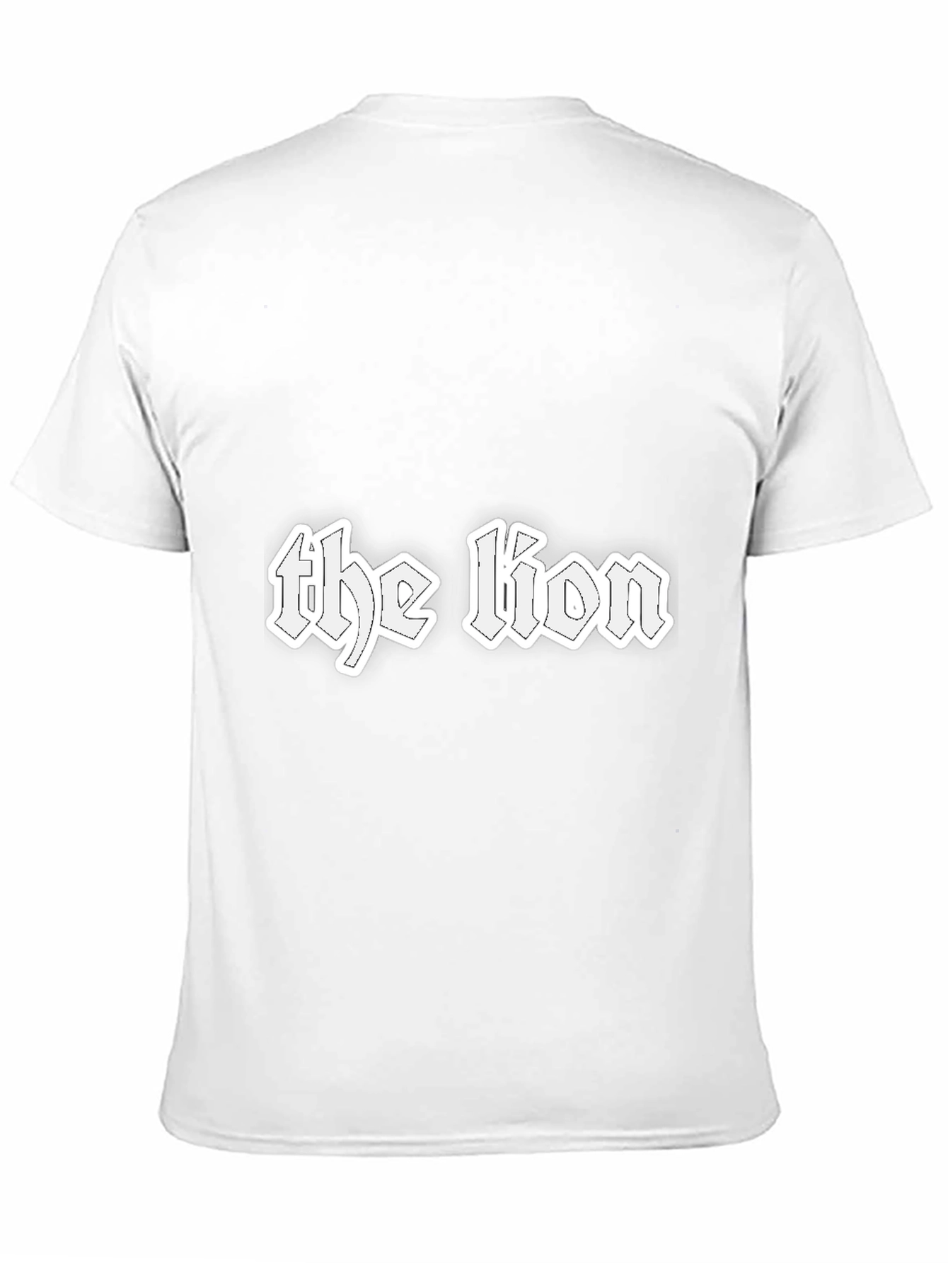 The Lion Graphic Tee - Black Cotton T-Shirt