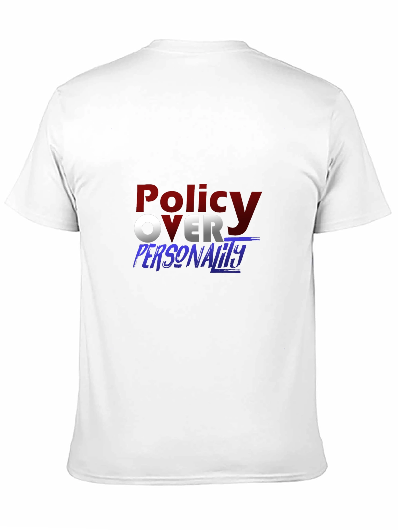 Policy Over Personality Graphic Tee