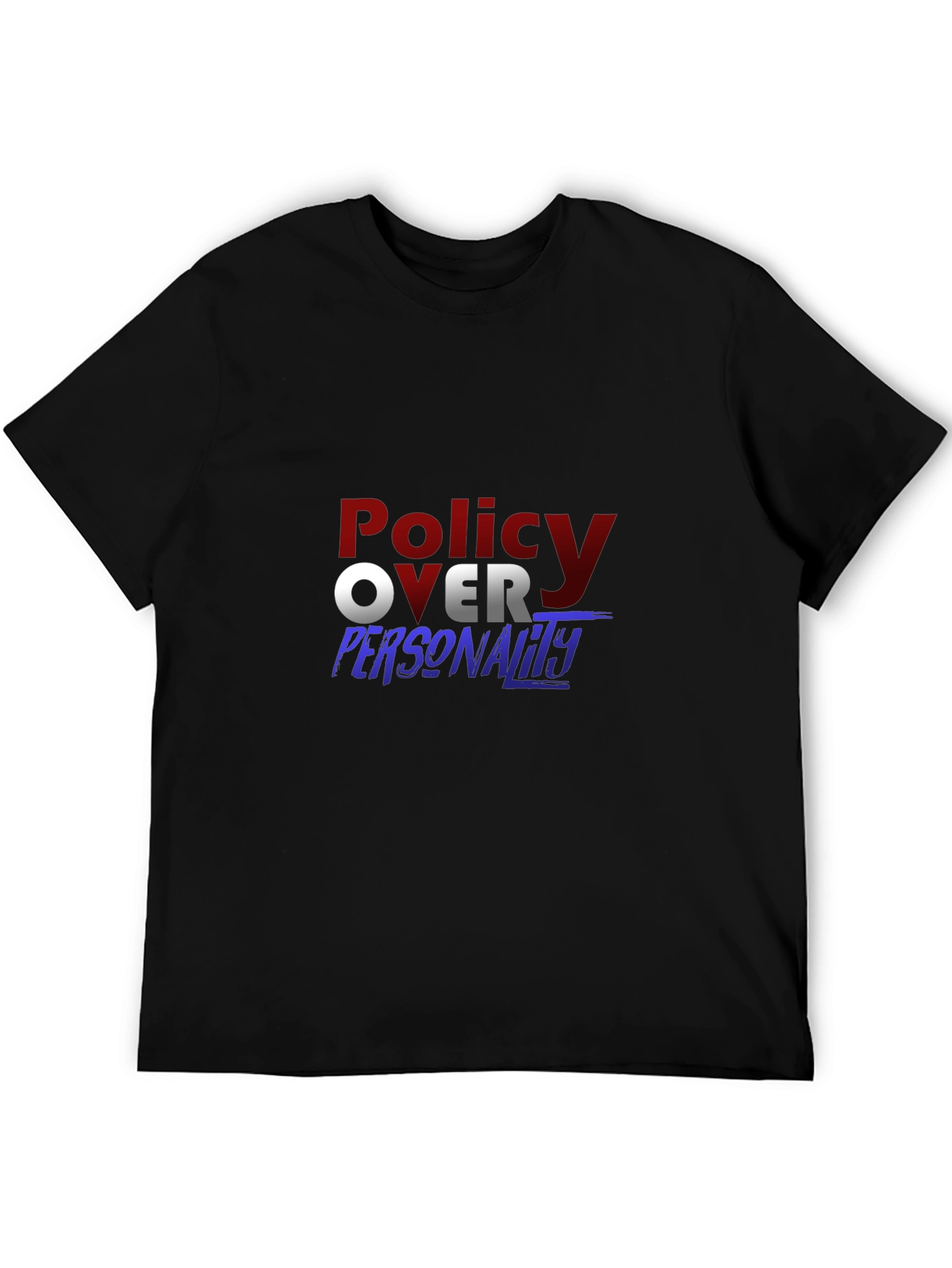 Policy Over Personality Graphic Tee
