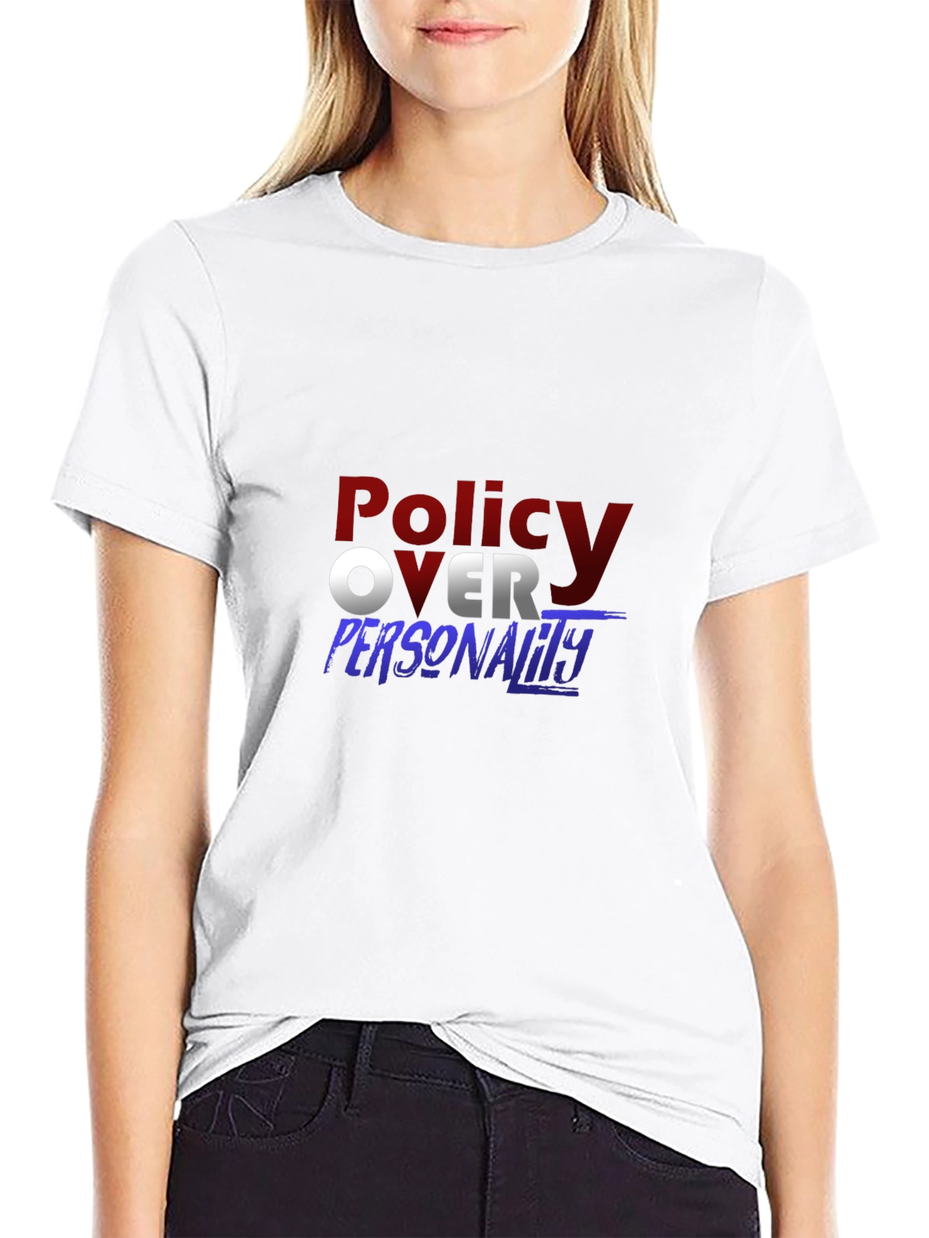 Policy Over Personality Graphic Tee