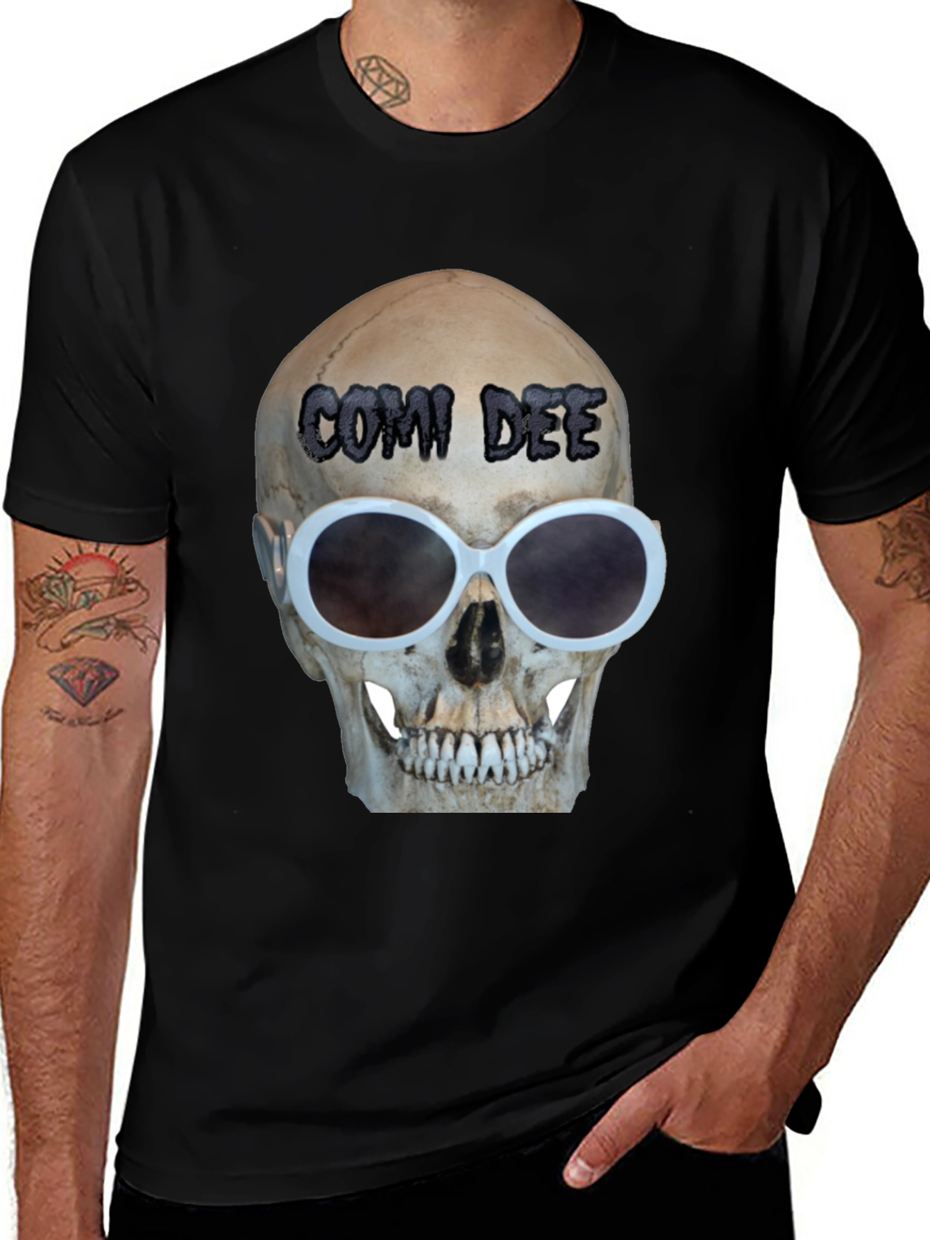 Skull Sunglasses T-Shirt - Comi Dee