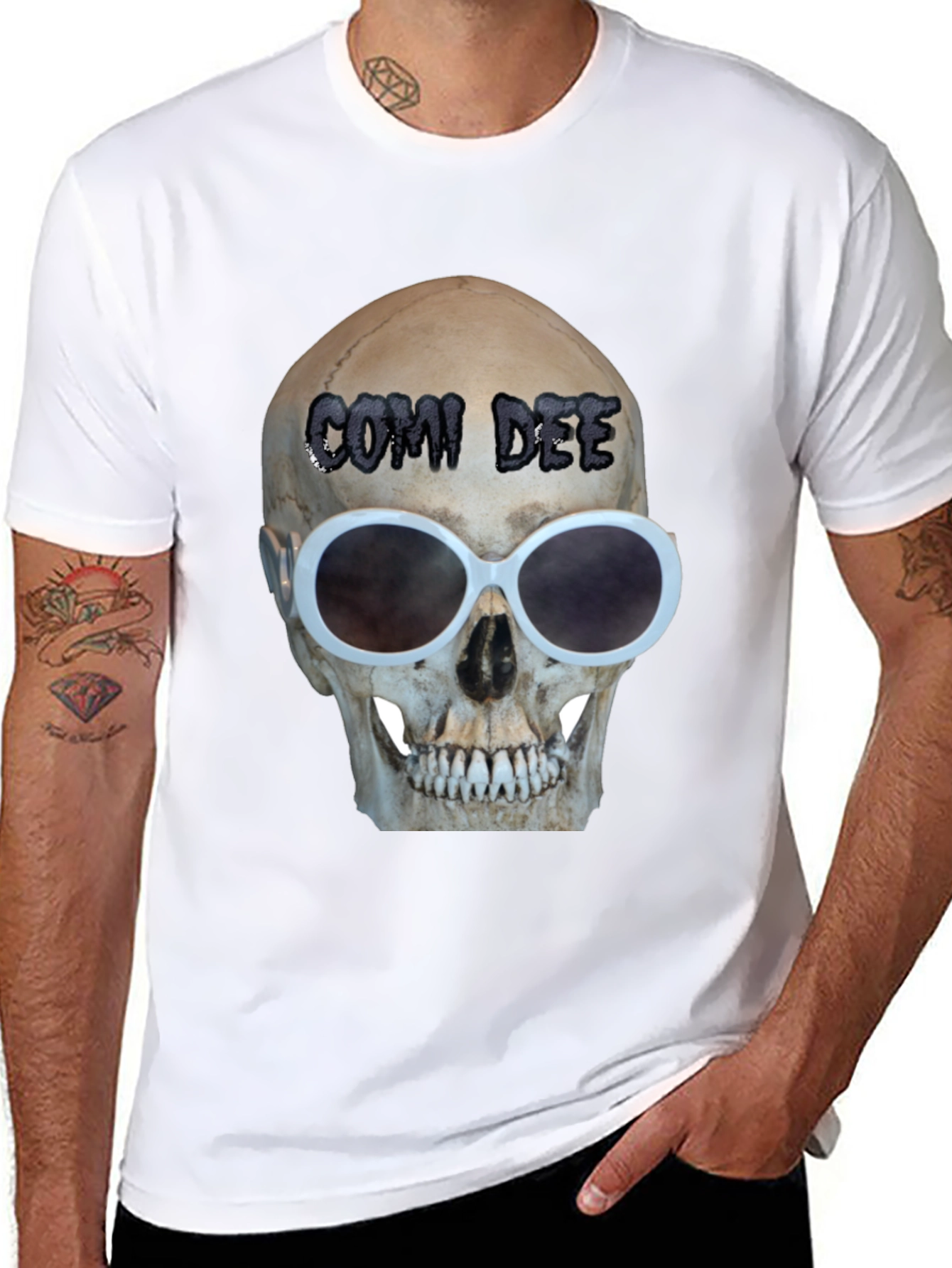 Skull Sunglasses T-Shirt - Comi Dee