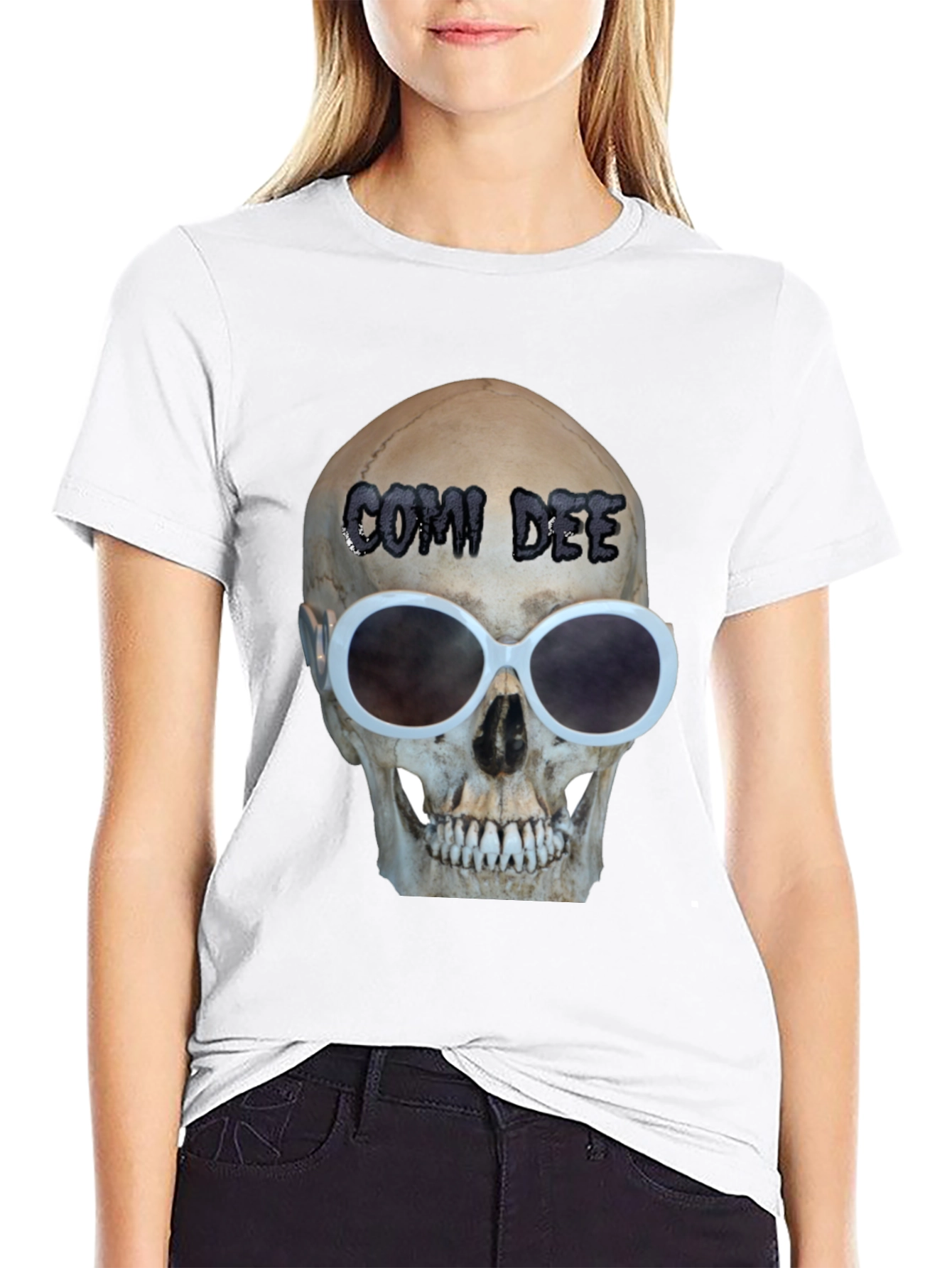 Skull Sunglasses T-Shirt - Comi Dee