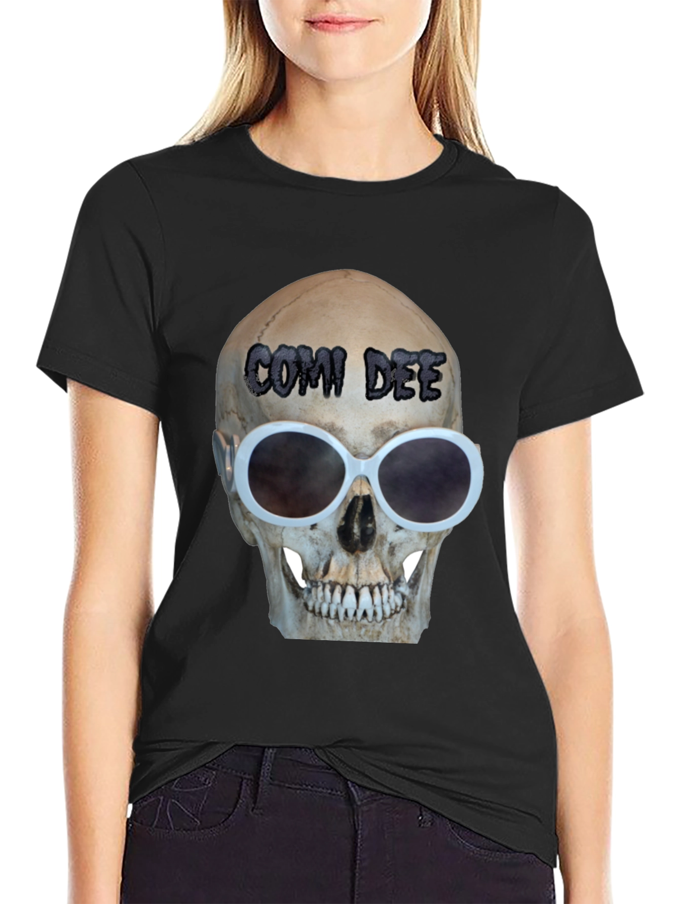 Skull Sunglasses T-Shirt - Comi Dee