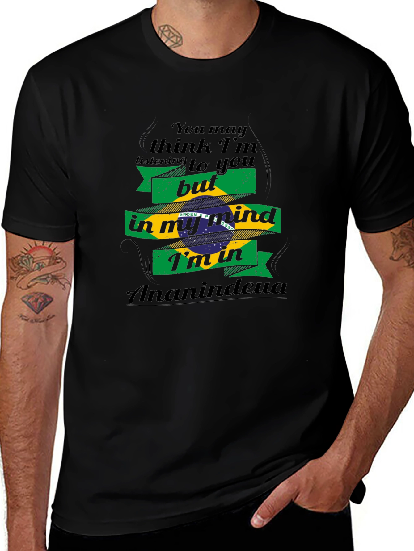 Ananindeua Mind T-Shirt - Brazil Flag