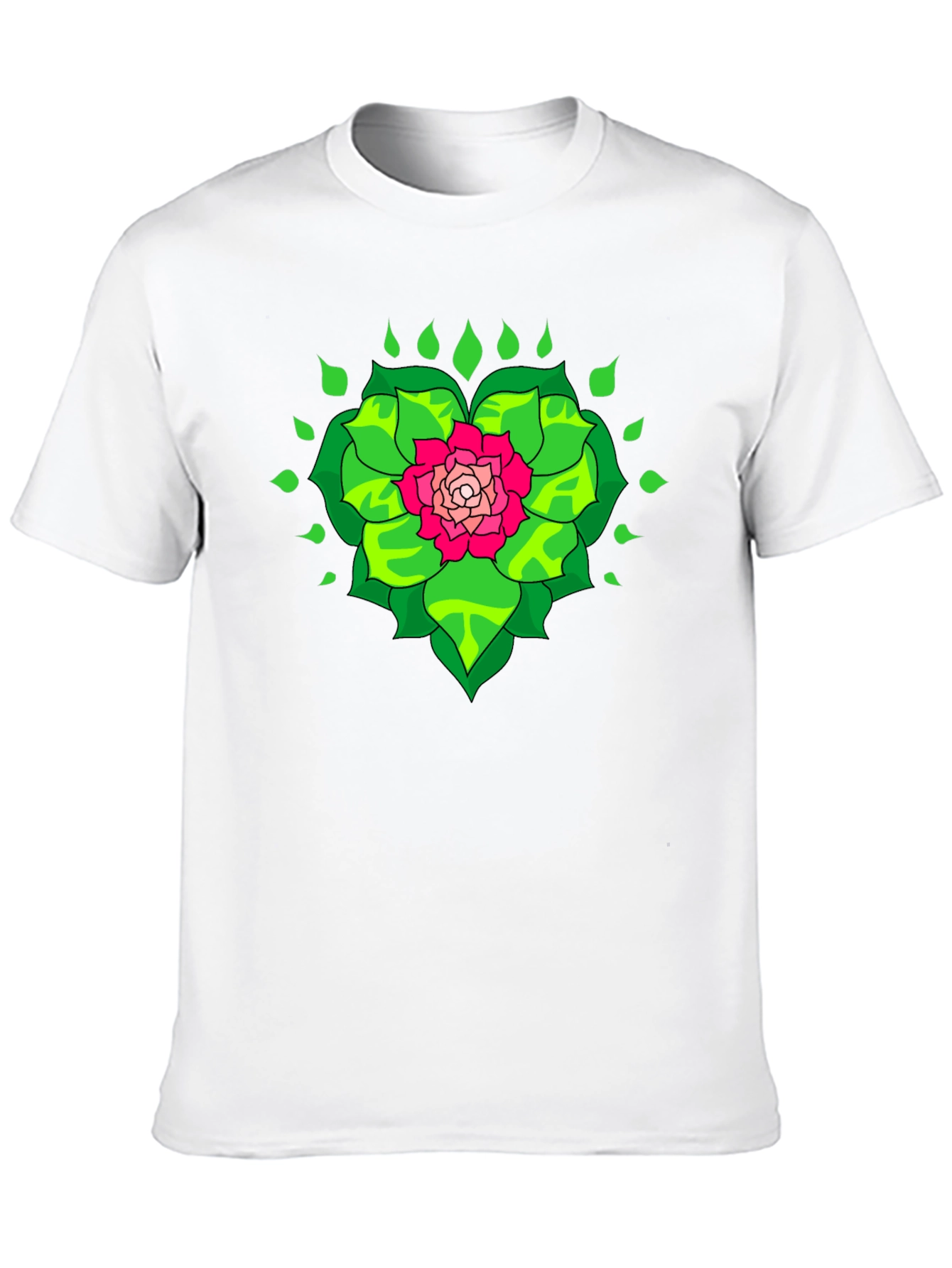 Botanical Blossom Graphic Tee - Black