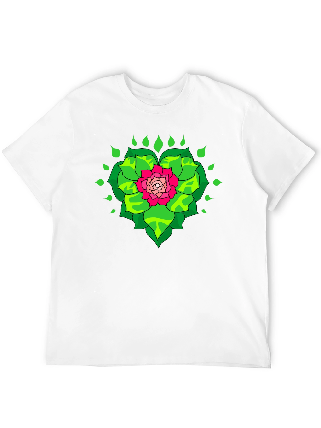Botanical Blossom Graphic Tee - Black