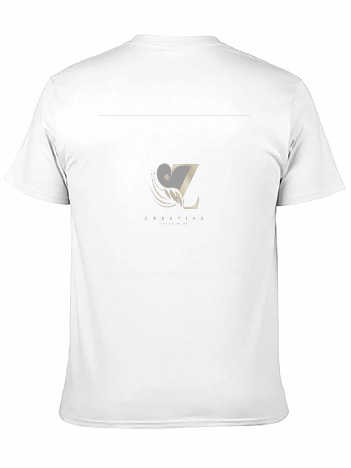 Creative Z Letter Black T-Shirt
