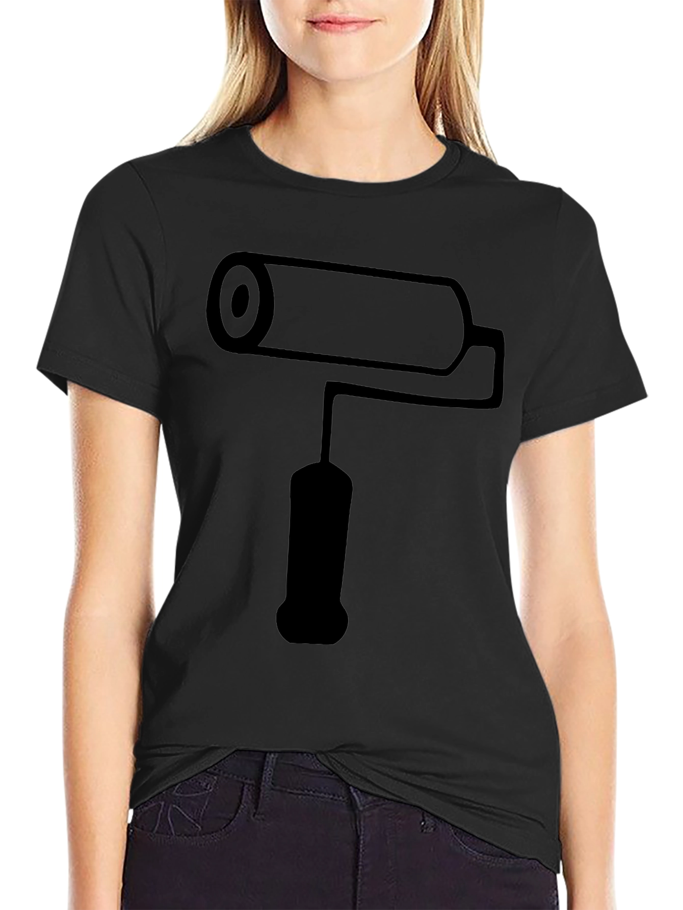Paint Roller Graphic Tee - DIY Enthusiast Shirt